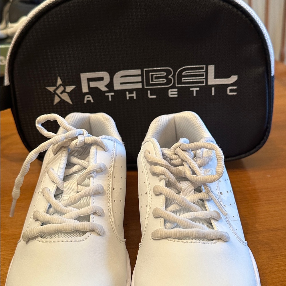 White Rebel cheer shoes size 5